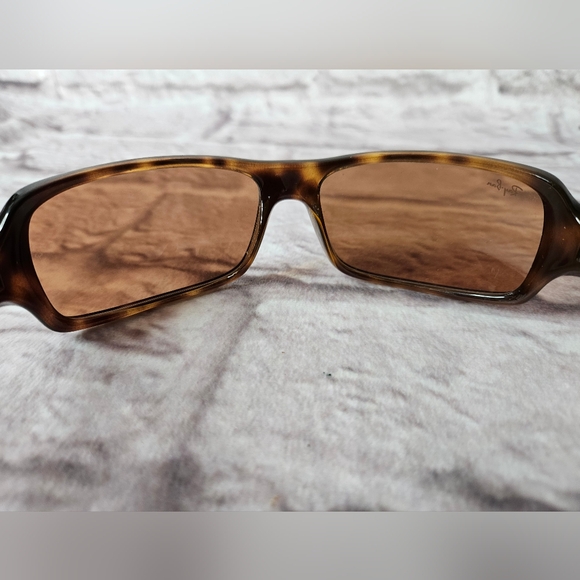 Ray Ban Rb4075 Polished Havana Sunglasses Brown - Picture 3 of 9